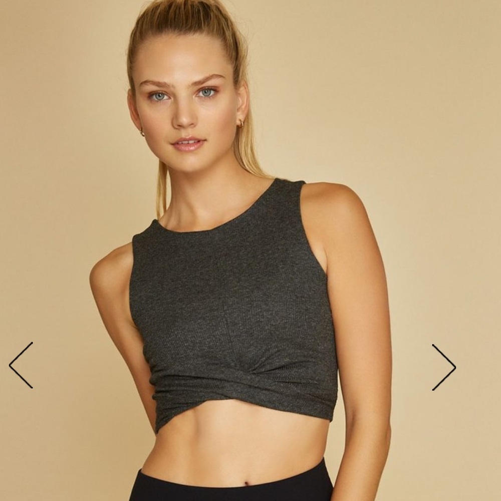 NWT Joah brown marathon crop top XS